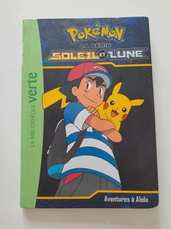 Livre pokemon bibliothèque verte