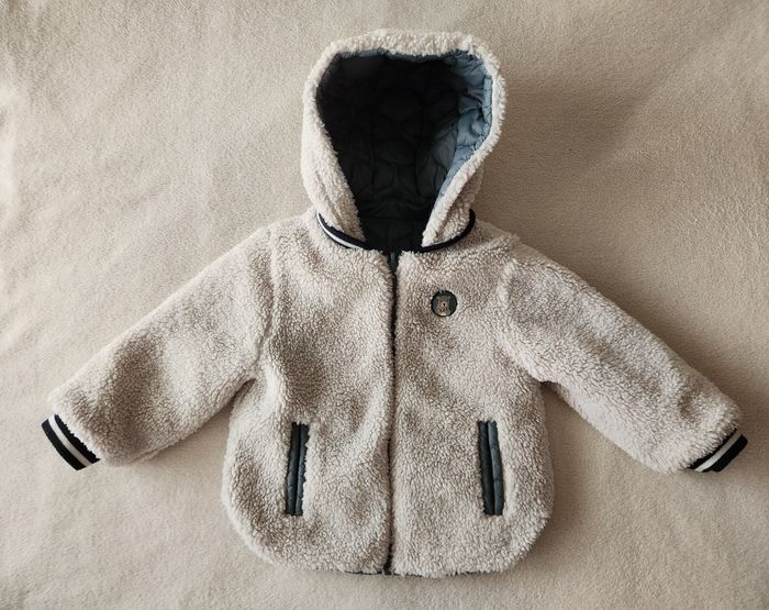 Veste effet matelassé réversible sherpa 3 ans - photo numéro 3