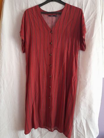 Robe souple boutonnée 