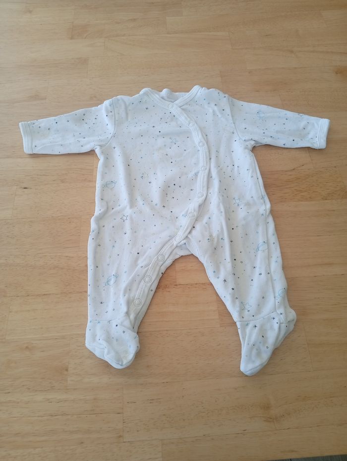 Lot de Pyjamas Manches Longues Léger Mixte 1 Mois - photo numéro 3