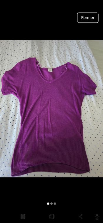 Pull camieu violet