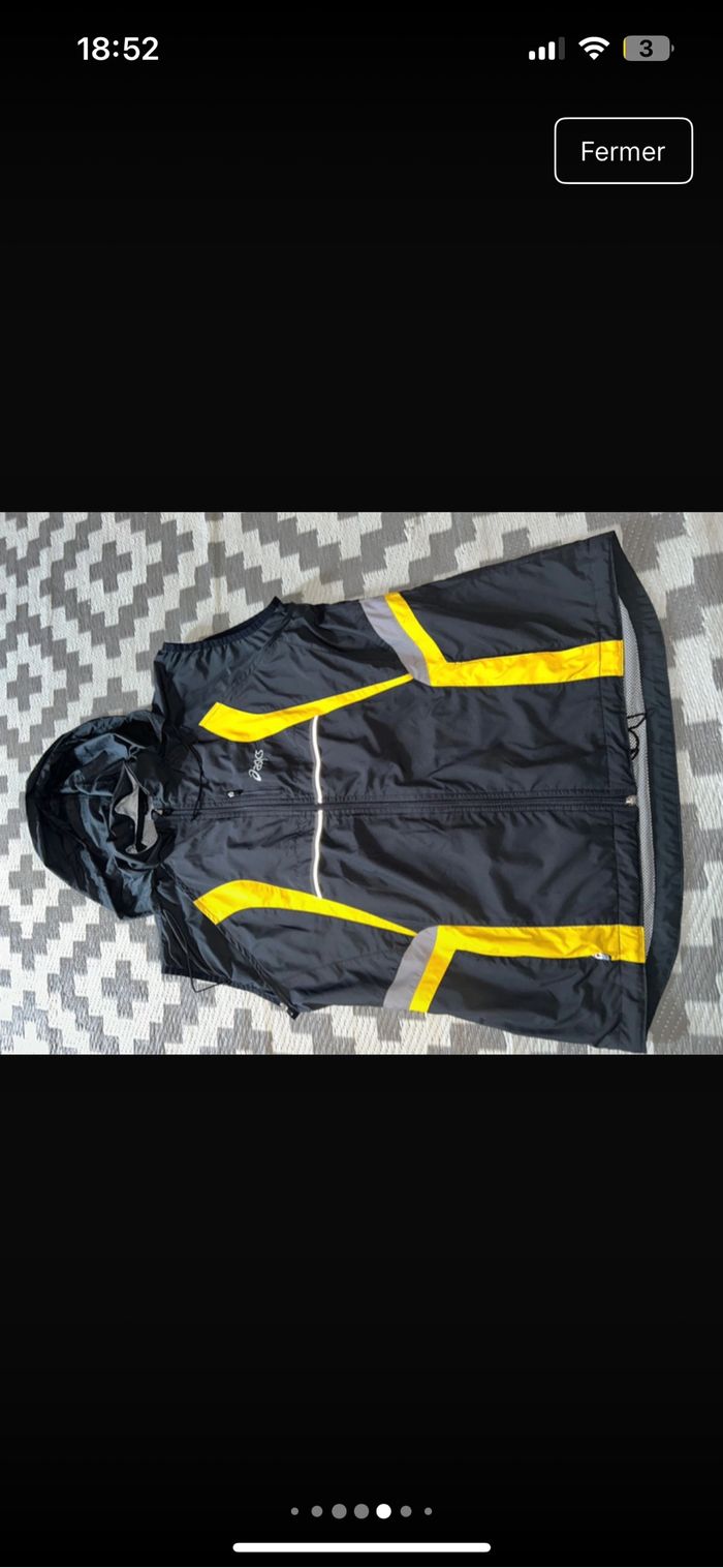 Veste ASICS qui peut se porter en doudoune sans manches - photo numéro 10