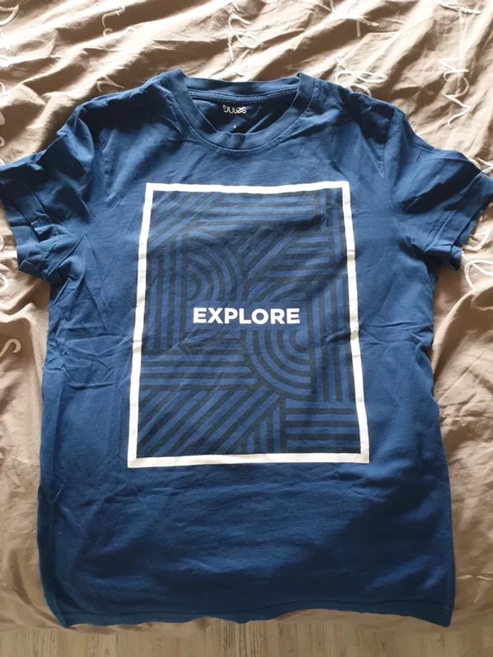 T shirt homme bleu Jules S