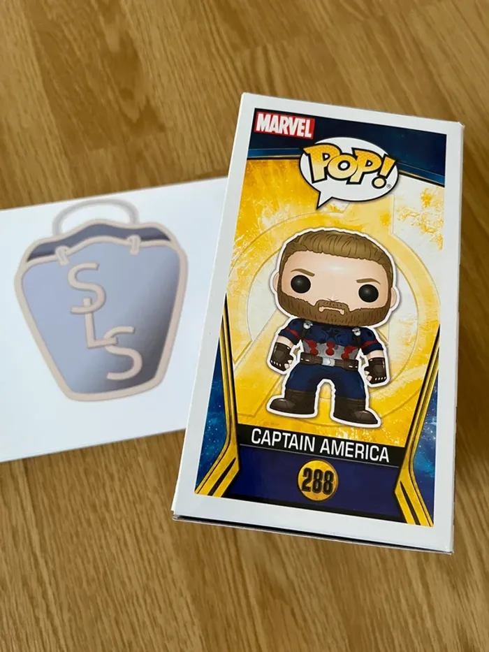 Funko Pop Marvel Avengers Infinity War Captain America - photo numéro 4
