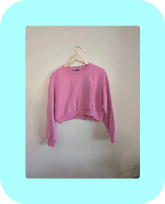 Croc top rose Zara S