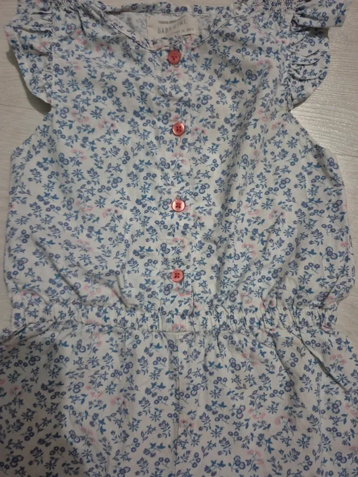 Combinaison short fleurie - photo numéro 2