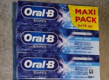 Dentifrice oral b