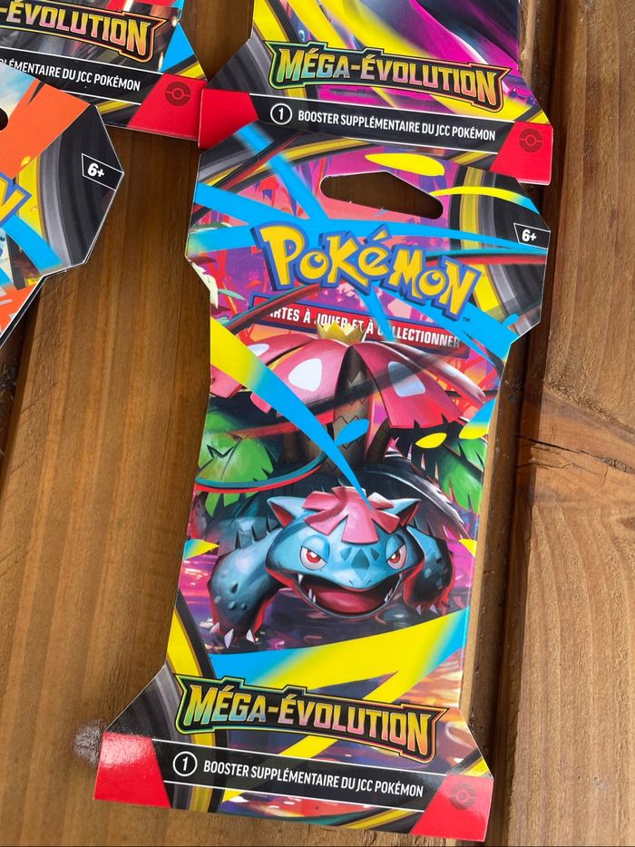 Lot 4 boosters Pokémon édition mega évolution - photo numéro 3