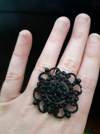 Bague réglable boire baroque strass fantaisie