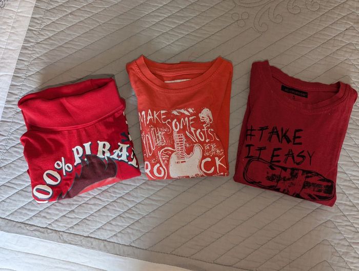 Lot de 3 tee shirts manches longues - photo numéro 8