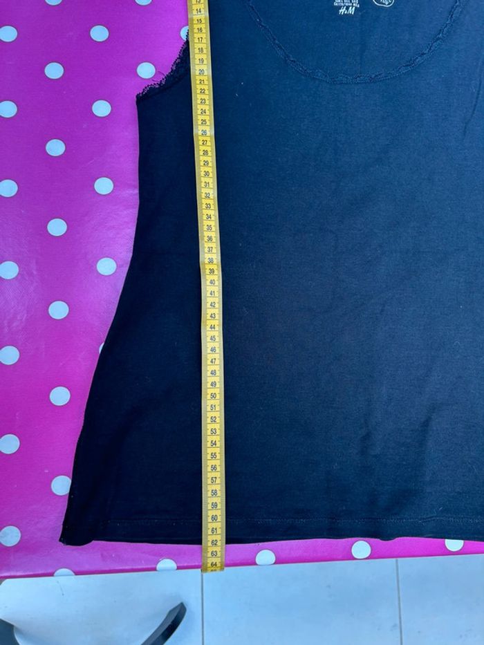 Débardeur en coton - noir taille 40 - en très bon état - photo numéro 6