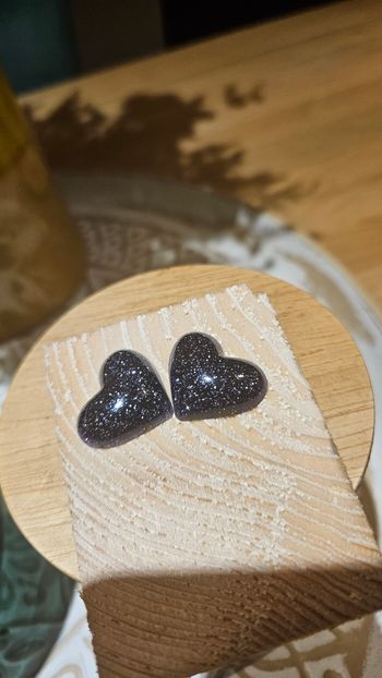 Boucles d'oreilles paillettes 