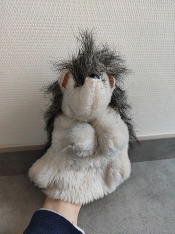 Marionnette Hérisson vintage