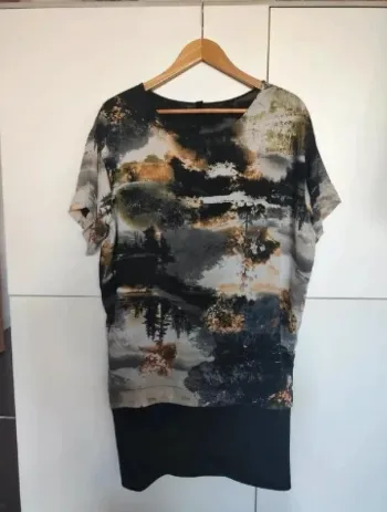 Mango Robe tunique imprimé M