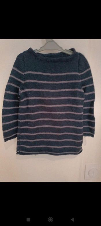 Pull 2 ans fait main