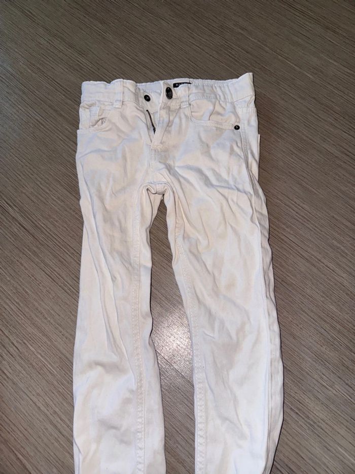 Jeans blanc skinny 5 ans - photo numéro 2