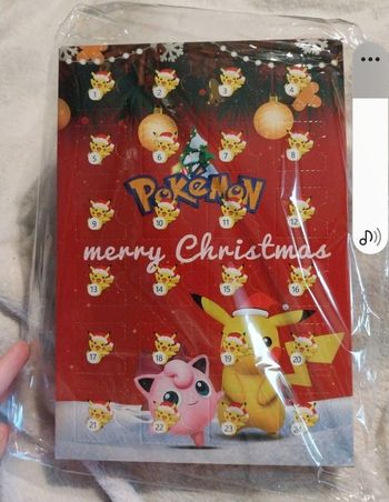 Calendrier de l avent pokemon