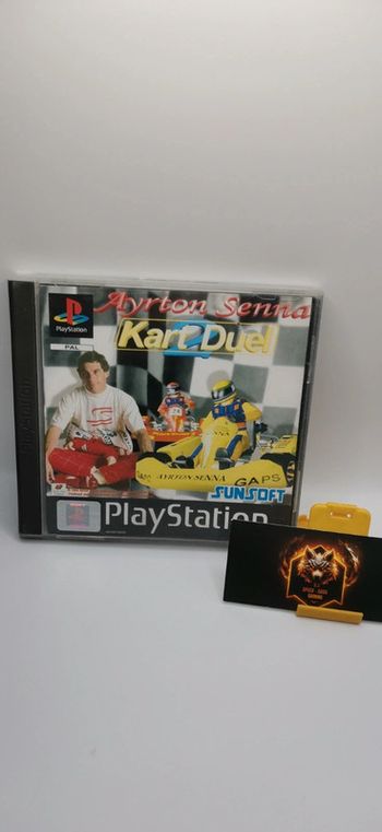 Jeu PS1 Ayrton Senna Kart duel