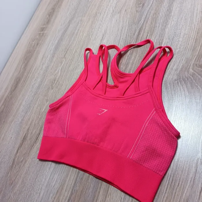 Brassière gymshark femme M rose fushia - photo numéro 5