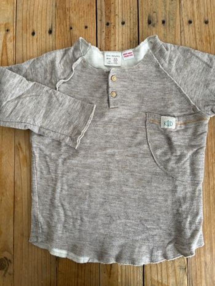 Maillot manche longue Zara boy 3/4 an - photo numéro 3