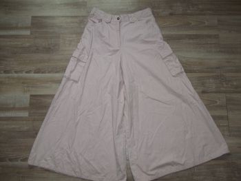 Jupe-culotte cargo longue rose pastel Okaïdi 12 ans