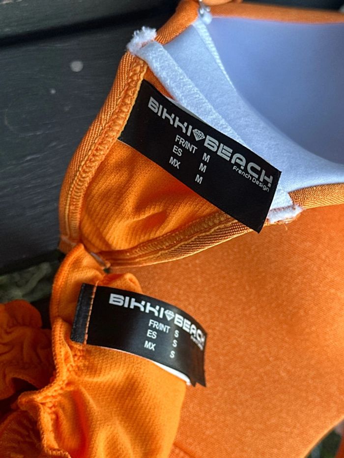 Maillot de bain bikini 2 pièces orange nacré - photo numéro 6
