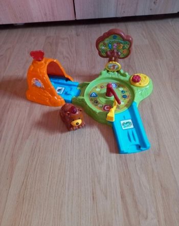🟣Joli jouet tut tut animaux "petit tours en forêt avec l ours bonbon" Vtech🟣