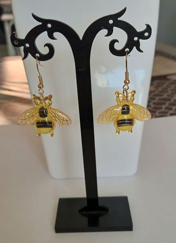 Boucles d'oreilles abeilles