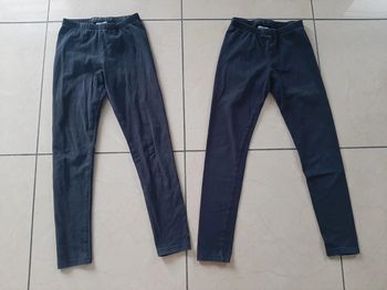 2 leggings 8 ans