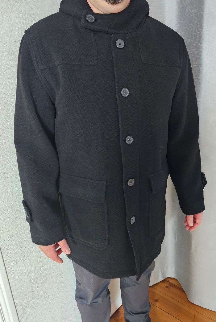 Manteau caban homme laine - photo numéro 5