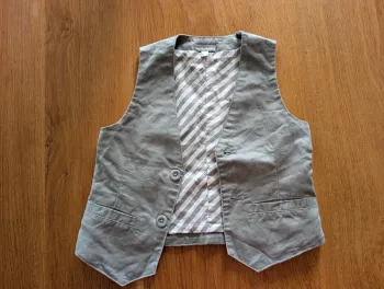 Gilet de costume habillé sans manches gris 5 ans garçon Verbaudet