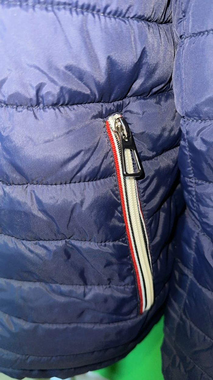 Blouson mixte réversible bleu marine et gris. Taille S. - photo numéro 2