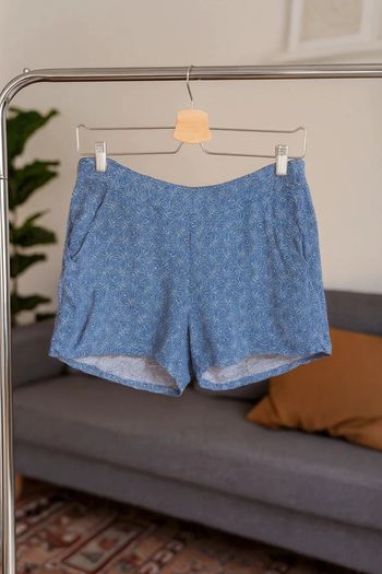 Short fluide Esmara bleu à motifs – Taille 48