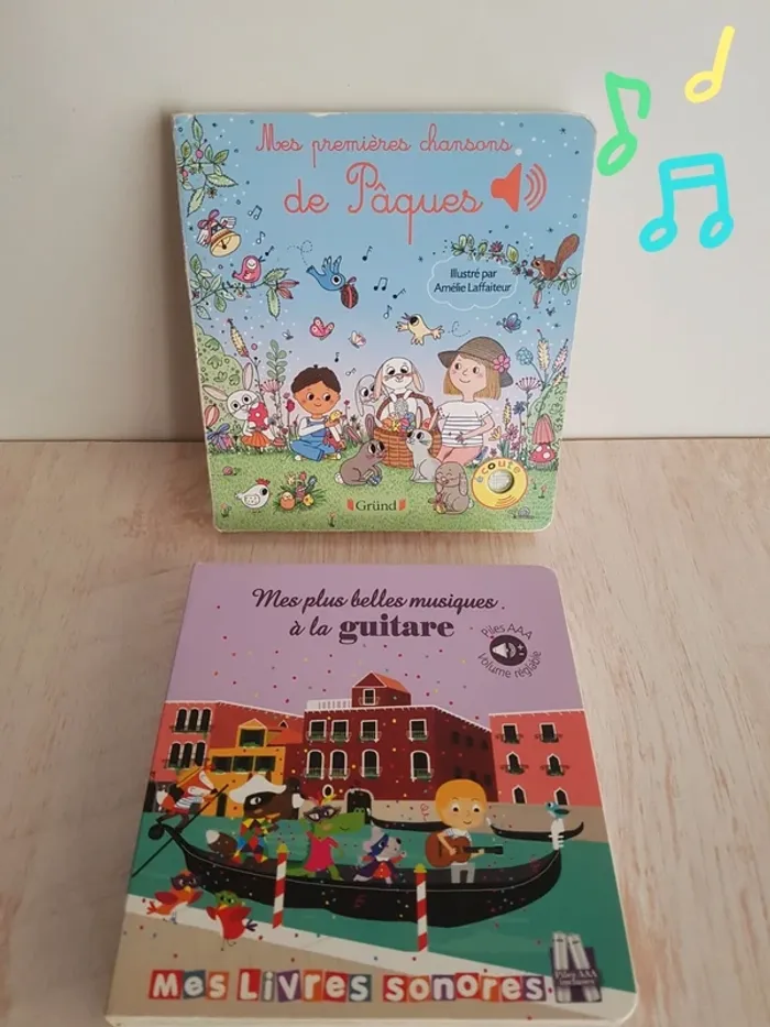 Livres sonores musique à la guitare et chansons de Pâques