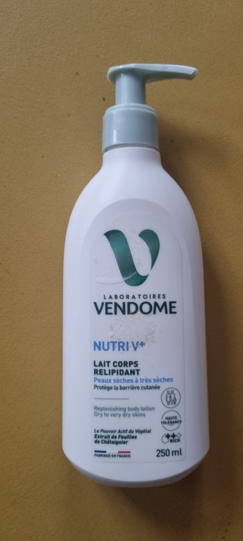 Lait corps relipidant , peau sèche à très sèche