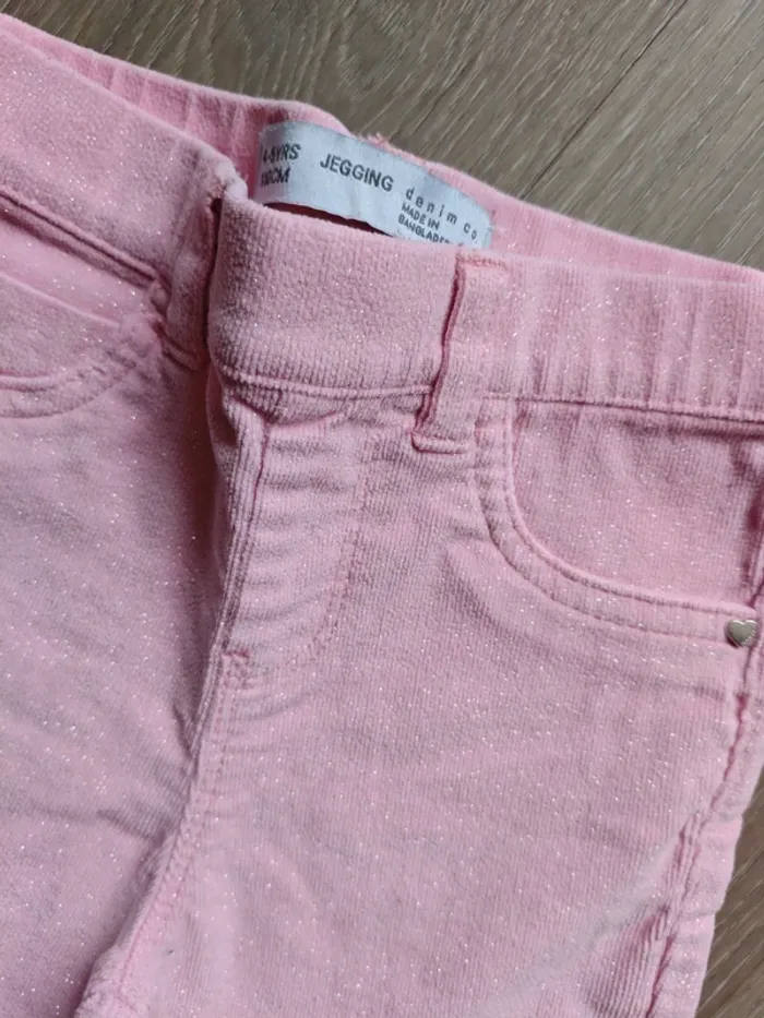 Jegging rose paillette - photo numéro 2