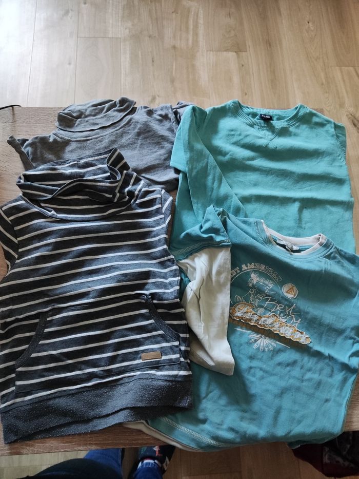 Lot de 4 t-shirts manches longues