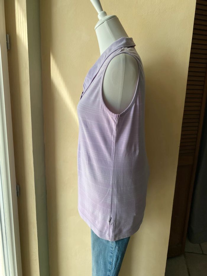 Polo violet rayé Rohnisch L - photo numéro 3