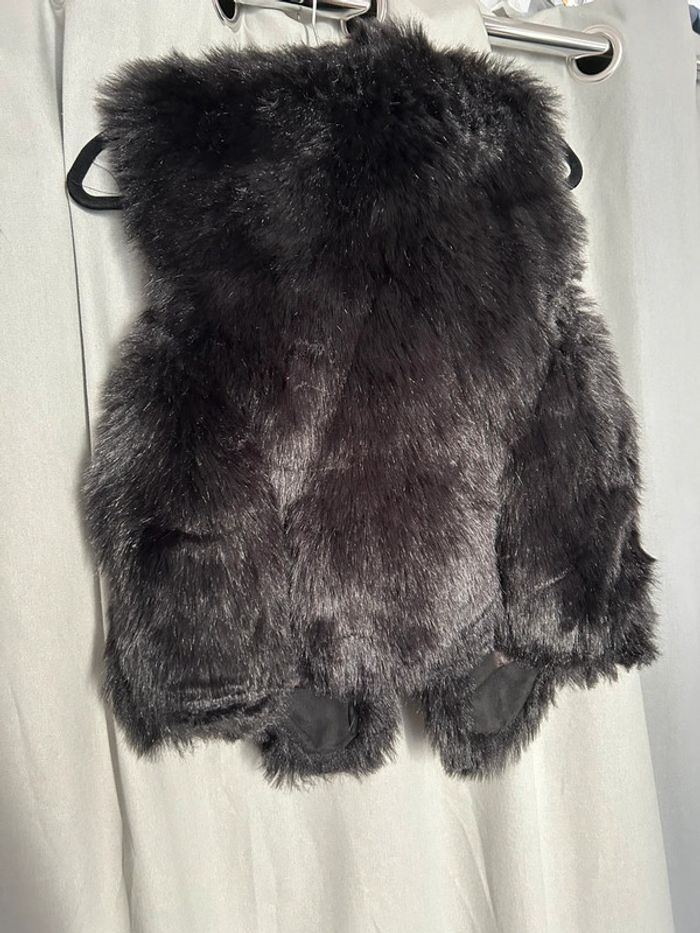 Veste manche courte fausse fourrure - photo numéro 3