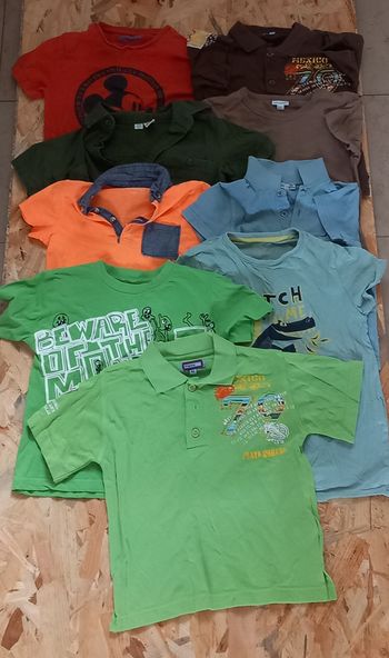 Lot de 9 Haut Enfant Taille 3/6 ans