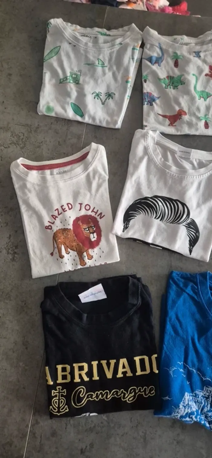 Lot de 8 tee shirt garcon - photo numéro 2