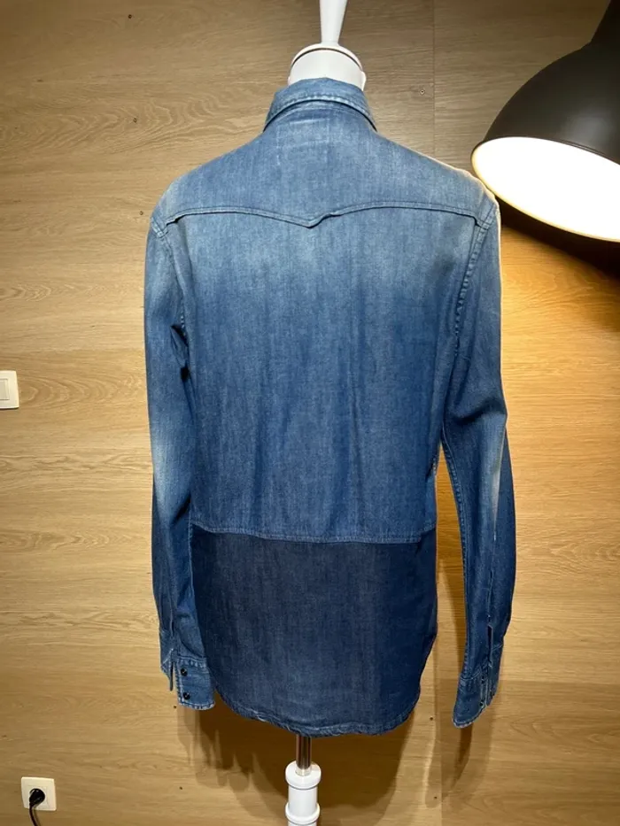 Chemise denim 7 for all mankind homme S - photo numéro 3