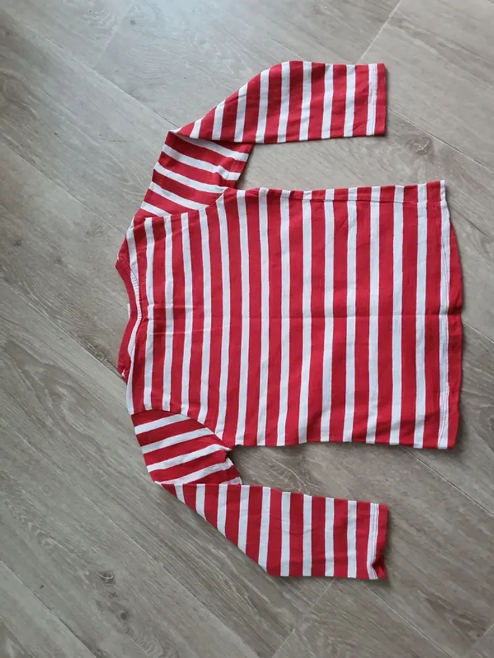 Tee-shirt à rayures taille 6 ans - photo numéro 5