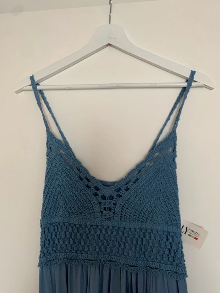 Robe crochet bleu 38 - photo numéro 2