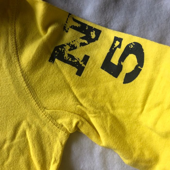 Sweat jaune léger à capuche 5/6 ans - photo numéro 3