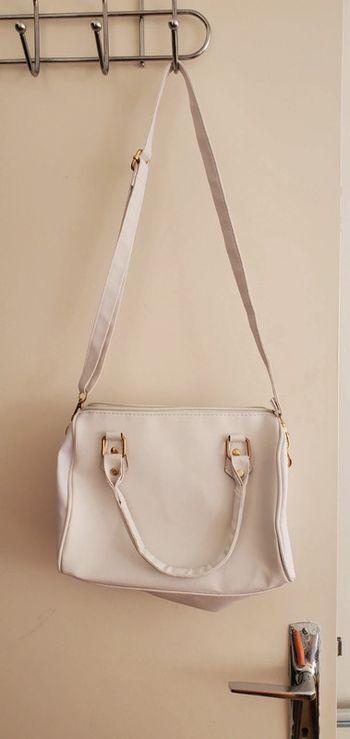 Sac à main bandoulière blanc