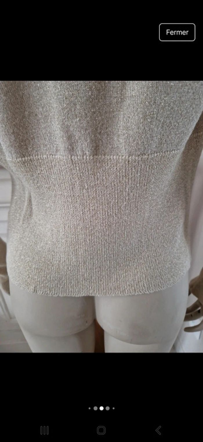 Pull mailles dorés 💫 - photo numéro 12