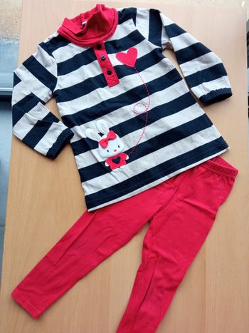 Ensemble T-shirt + legging 23 mois