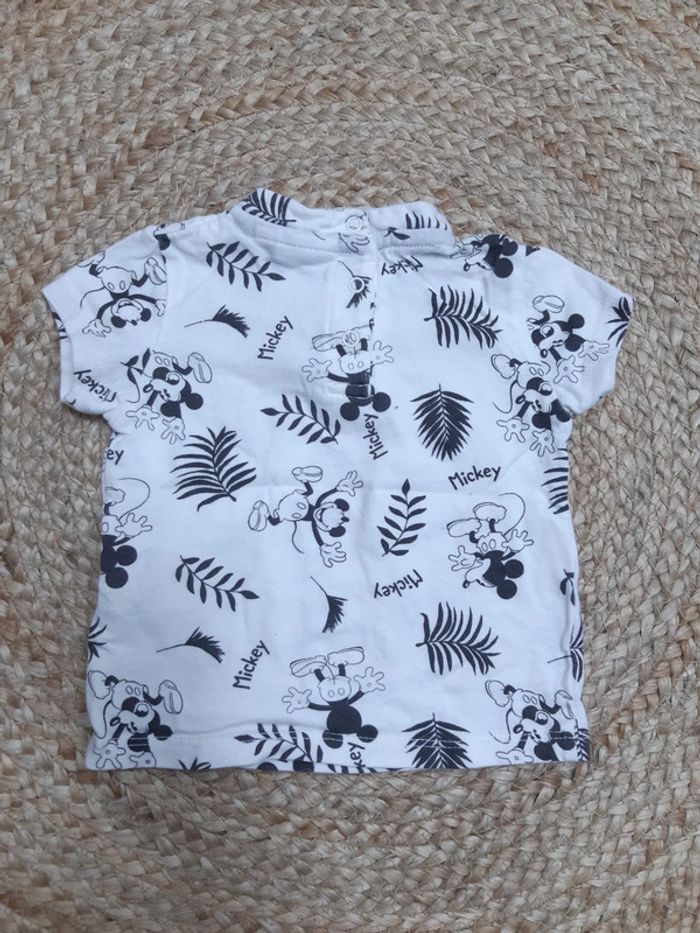 Tee shirt Mickey Disney 3 mois - photo numéro 2