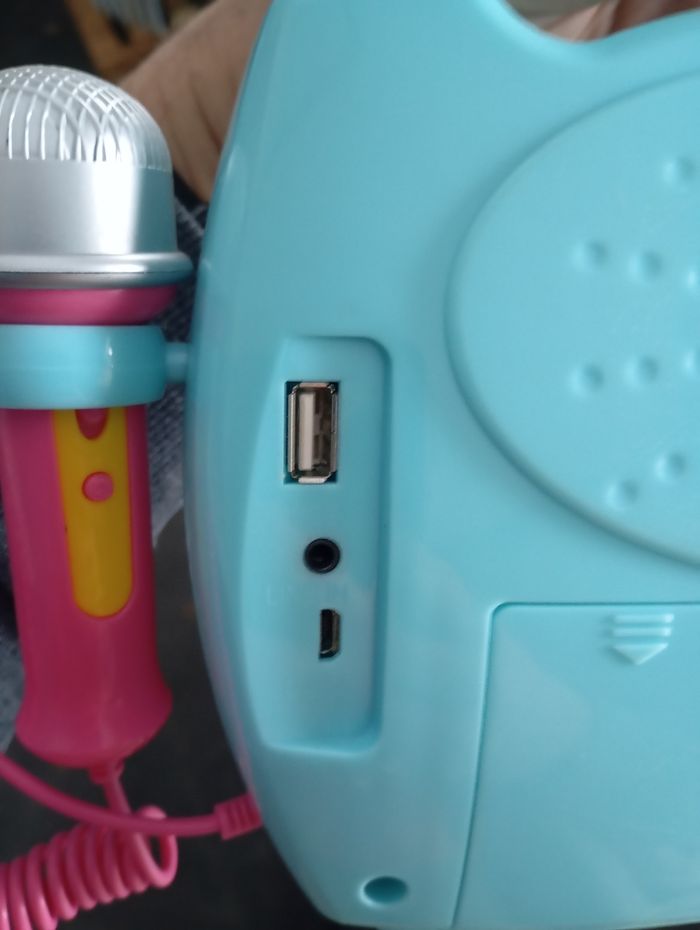 Lecteur musique licorne fille micro bluetooth USB micro sd - photo numéro 2